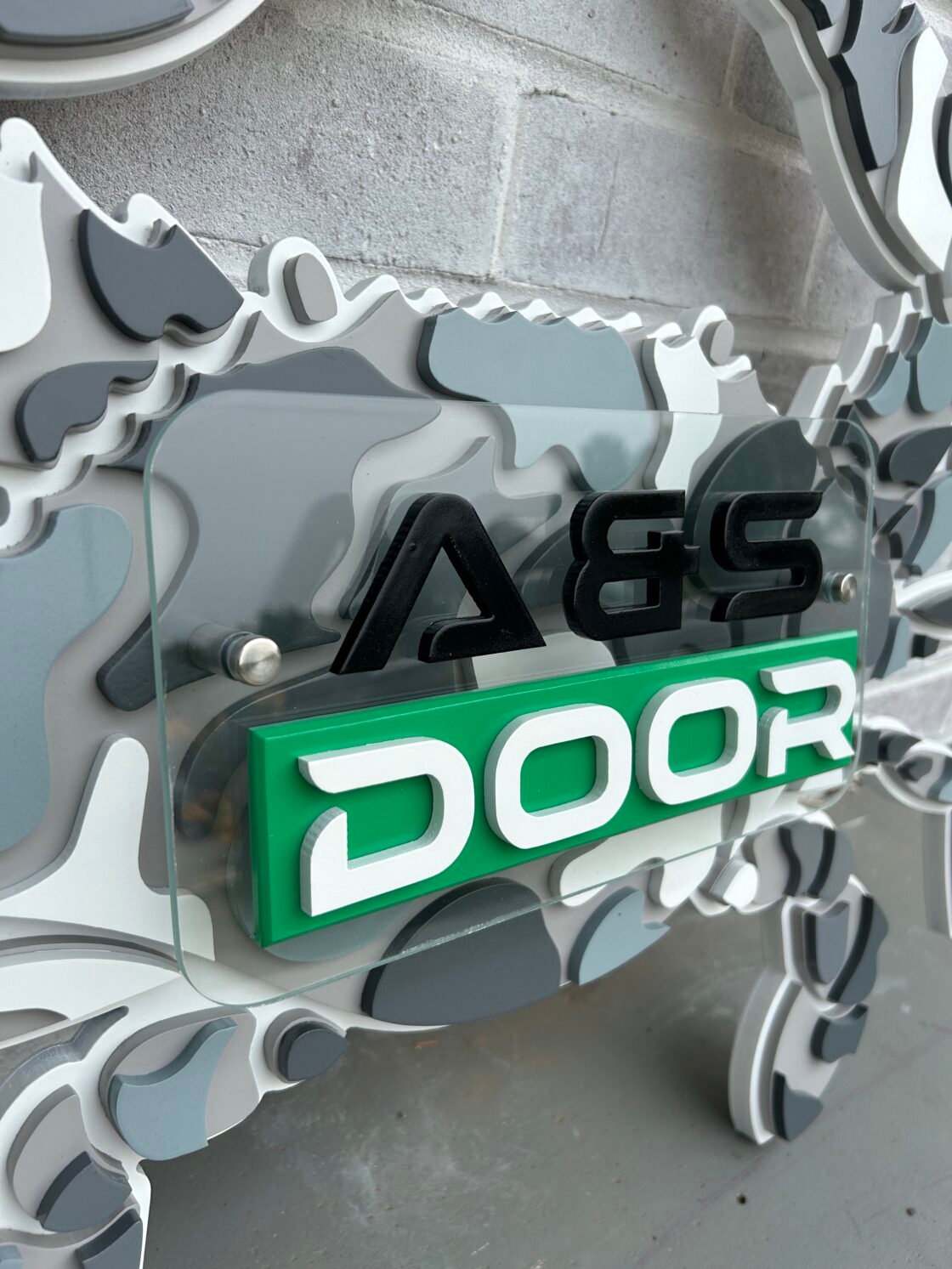 A&S Door Sign